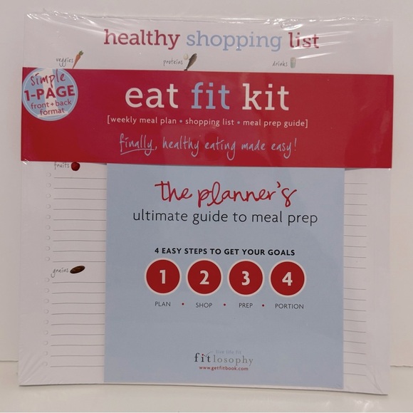 Fitlosophy Eat Fit Kit - Eat Fit Kit Meal Prep Guide - Picture 1 of 5